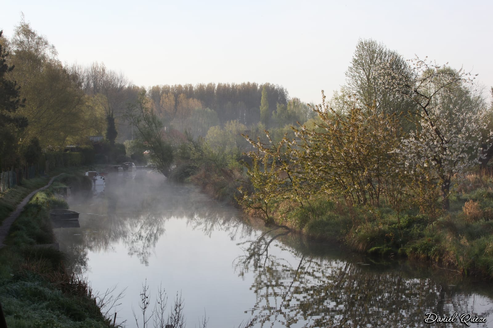 Sentier du Laensbergue à Serques, Pas-de-Calais